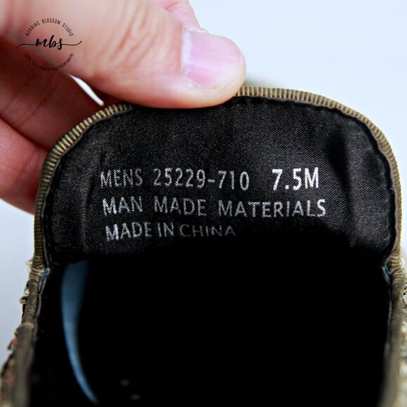 NWOT Stacy Adams Sequins Swank Shoes Gold Men 7.5 - Picture 13 of 13